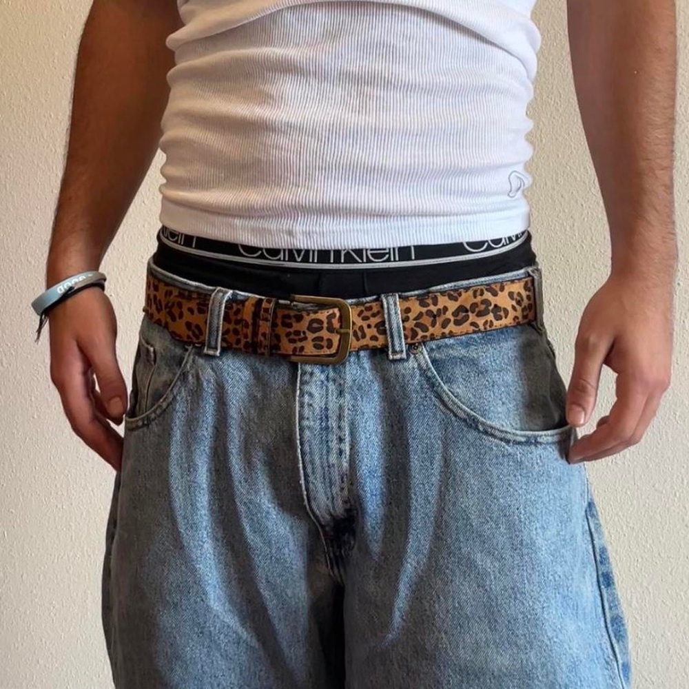 COPY - Y2k cheetah print belt🐆
